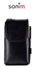 Sonim - Leather Pouch with Metal Clip Black for XP8