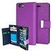 â€‹GoosPery Blue Moon Wallet Case For iPh7 PurpleColor