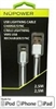 NuPower MFI Lightning Cable 2.5 M(6 Feet) White